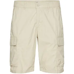 Bermudas CAMEL ACTIVE "Cargo-Bermudas", Herren, Gr. 34, N-Gr, beige, Web, Obermaterial: 100% Baumwolle, unifarben, casual, regular fit knielang, Hosen, mit Cargo-Taschen