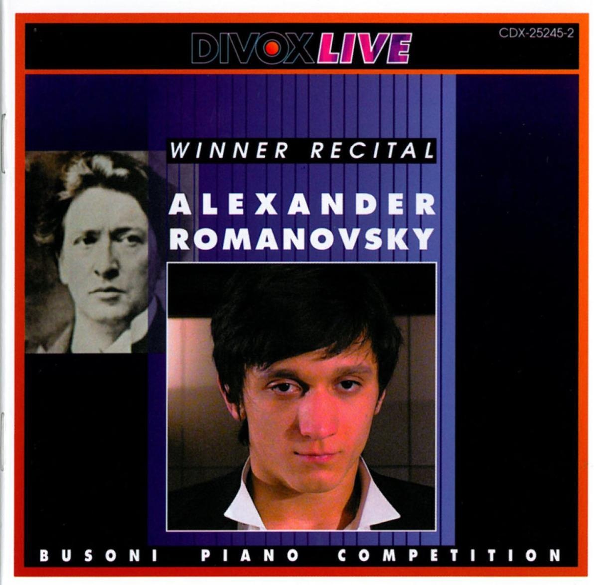 Winner Recital - Alexander Romanovsky. (CD)