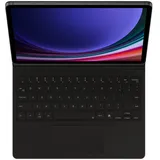Samsung Book Cover Keyboard für Galaxy Tab S9 S9 FE, schwarz,