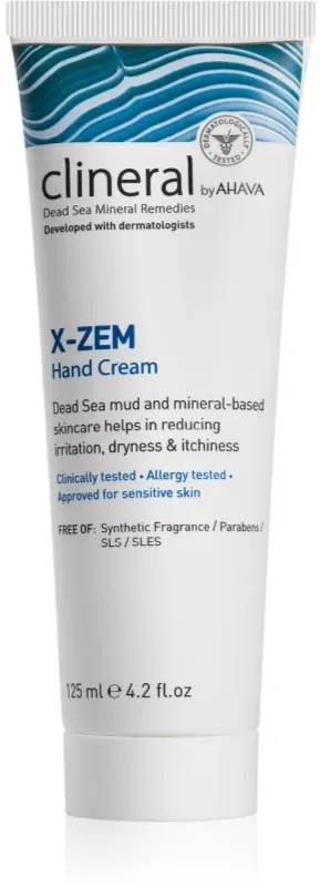 AHAVA Clineral X-ZEM intensive Creme für Hände Gegen Reizungen und Jucken der Haut 125 ml