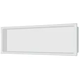 Alphabad Edelstahl Wandnische 30 X 90 Cm (weiß)