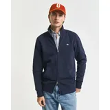 GANT Regular Shield Sweatjacke Herren Blau M