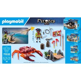 Playmobil Pirates Kampf gegen die Riesenkrabbe 71532