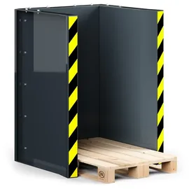 R+R INDUSTRIETECHNIK RR Industrietechnik Paletten Stapel Station RPS-10 BxTxH 1020x945x1425 mm, anthrazitgrau