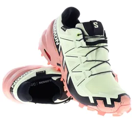 Salomon Speedcross 6 Gore-Tex Damen Lime Cream/Mahagony Rose/Black 38 2/3
