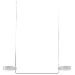 Zafferano SUPER O Wiederaufladbare und dimmbare weiße LED-Pendelleuchte