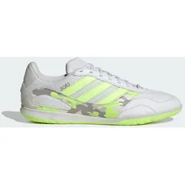 adidas Super Sala III IN Herren Crystal White/Hi-Res Yellow 48 2/3
