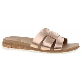 SKECHERS Damen Desert Kiss Low Peak Look Schiebe-Sandalen, Gold, 39 EU