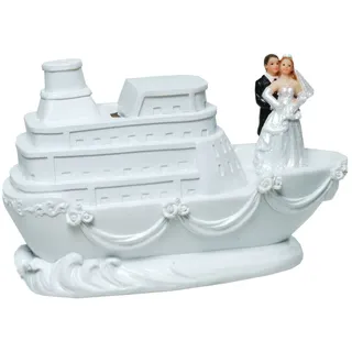Udo Schmidt GmbH & Co Spardose Brautpaar auf Schiff Brautpaar Hochzeitspaar