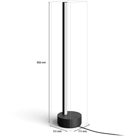 Philips Hue White & Color Ambiance Gradient Signe black