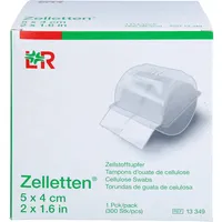 Lohmann & Rauscher Zelletten Zellstofftupfer von der Rolle, weiss