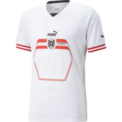 Österreich 22/23 Replik Auswärtstrikot Herren PUMA White Black L