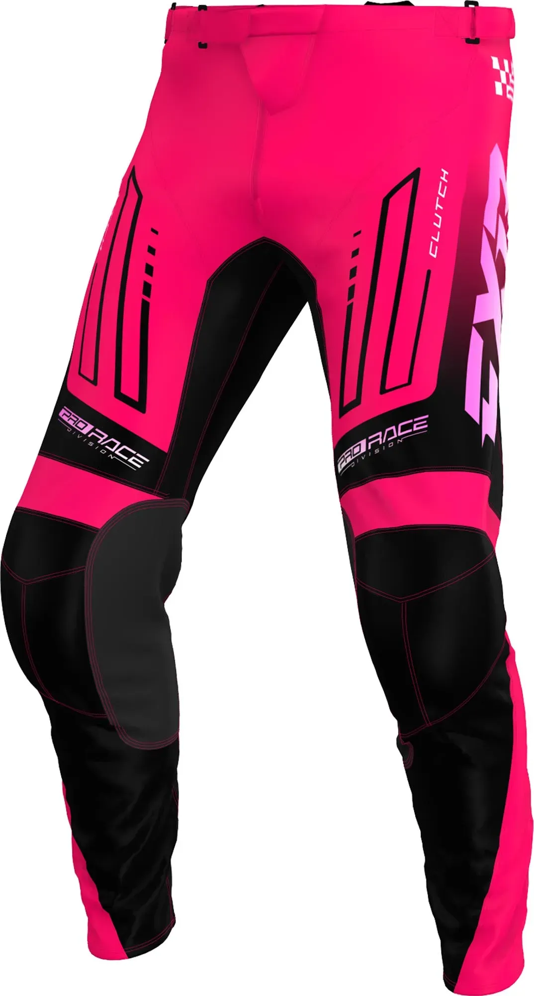FXR Clutch Motocross Hose, schwarz-pink, Größe 36 für Männer