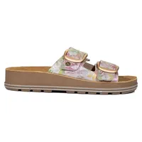 Damen Flipflops aus Naturleder in Braun, Modell P753739005 - Rosa - 38