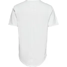 Only & Sons T-Shirt 'Benne' & Sons Herren Rundhals ONSBENNE LONGY Regular Fit Weiß - XL