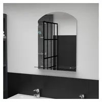 VidaXL Wandspiegel mit Regal 50×70 cm Hartglas