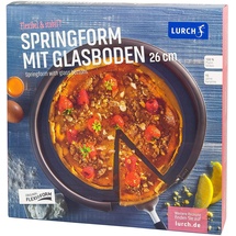 LURCH Springform mit Glasboden / runde Kuchenbackform (Ø 26 cm)