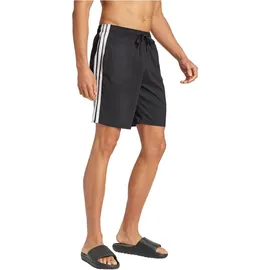 adidas 3-Streifen 8-Inch Badeshorts Black/White XXL