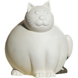 GILDE Dekofigur Katze Molli, creme-weiß«, Dekoobjekt, Tierfigur, Höhe 29 cm
