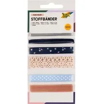 Folia Geschenkband Samt Blau 6 Stück