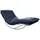 W.Schillig Relaxliege daily dreams Leder 75 x 85 x 169 cm Blau mit Kissen