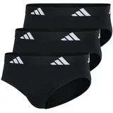 adidas Active Flex Cotton Slip schwarz/weiß XL 3er Pack
