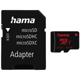 hama gmbh&co. kg Hama microSDXC UHS Speed C3 UHS-I 80MB/s + Adapter/Foto