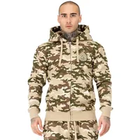 BENLEE Rocky Marciano Frasen Kapuzensweatjacke Herren Khaki 3XL