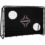 Hudora Fußballtor Schwarz 76 x 152 x 213 cm