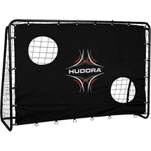 Hudora Fußballtor Schwarz 76 x 152 x 213 cm