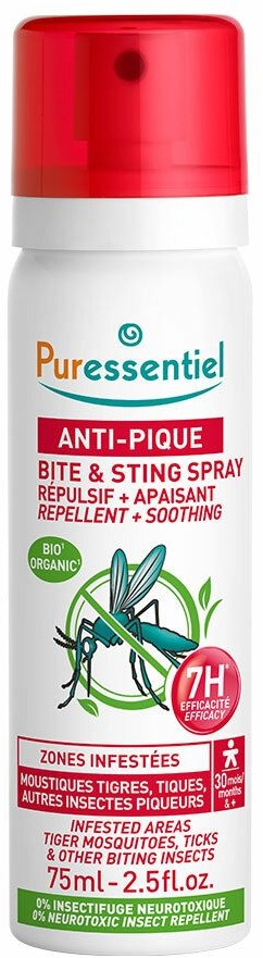 Puressentiel Spray Répulsif + Apaisant Anti-Pique 75 ml spray