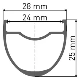 DT Swiss HG 1800 SPLINE 27,5" HYBRID 25 mm
