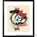 Vervaco PN-0167264 Disney It's all about Minnie I Stickpackung Zählmuster, Baumwolle, mehrfarbig, ca. 22 x 26 cm / 8,8" x 10,4"