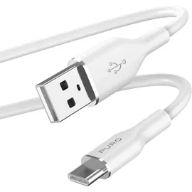 PURO USB-A auf USB-C 1,5 m Weiß