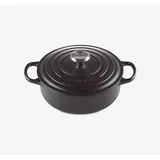 Le Creuset Signature Gourmet-Bräter 24 cm schwarz