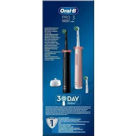 Oral-B Pro 3 3900 + 2. Handstück schwarz/rosa Gift Edition