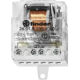 Finder Stromstoß-Schalter Unterputz 26.01.8.012.4000 1 Schließer 12 V/AC 10A 2500 VA 1St.