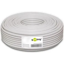 goobay Lautsprecherkabel transparent CCA - Boxenkabel Litzenkabel Subwoofer Kabel / 50m