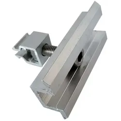 Mittelklemme mit 0% MwSt §12 III UstG Klick-System (silber, unbehandelt), 35mm R...