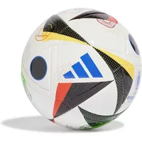 adidas EURO24 Kids League Ball, WHITE/BLACK/GLOBLU, 5