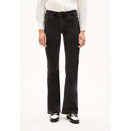 ARMEDANGELS ANAMAA MID WAIST Flared Jeans | Bio-Baumwoll-Mix / schwarz 29/34
