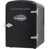 Flamingueo Mini Kühlschrank 4L - Kühlschrank Klein, 12V/220V, Funktion Kühlen und Heizen, Getränkekühlschrank, Mini-kühlschränke, Mini Fridge