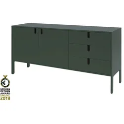 Sideboard  Uno , grün , Maße (cm): B: 171 H: 86 T: 46