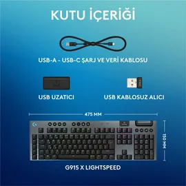 Logitech G915 X GL Tactile US