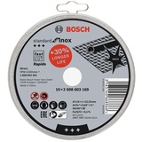 Bosch Professional WA60TBF Standard for Inox Trennscheibe 115x1mm, 10er-Pack (2608603254)