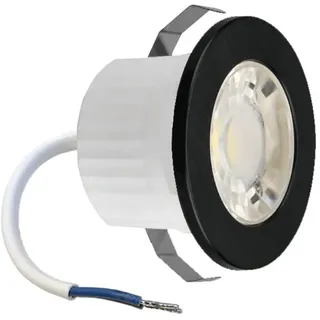 Braytron Mini LED Einbauleuchte 3 Schwarz Aluminium