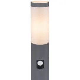 V-Tac Außen Steh Lampe Edelstahl mit Bewegungsmelder IP44 anthrazit