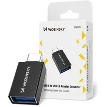 wozinsky USB-C auf USB-A Adapter Schwarz