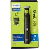 Philips QP6530/15 OneBlade Wiederaufladbarer Lithium-Ionen-Akku Face - Schwarz