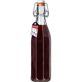 Kadax Universale Flasche mit Bügelverschluss 1000 ml 3 St.